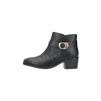 Abbildung von Rieker Cowboy/Bikerstiefelette, Damen, Größe: 41, Schwarz Schuhe