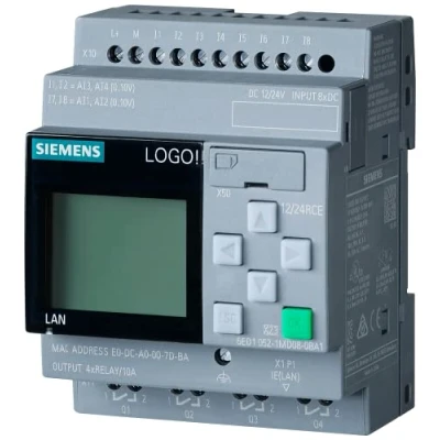 Abbildung von LOGO! 12/24RCE, Logikmod., Disp SV/E/A: 12/DC 24V/Relais, 8DE (4AE)/4DA