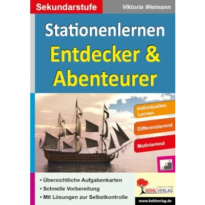 Abbildung von Stationenlernen Entdecker &amp; Abenteurer: Kopiervorlagen zum Einsatz in der Sekundarstufe