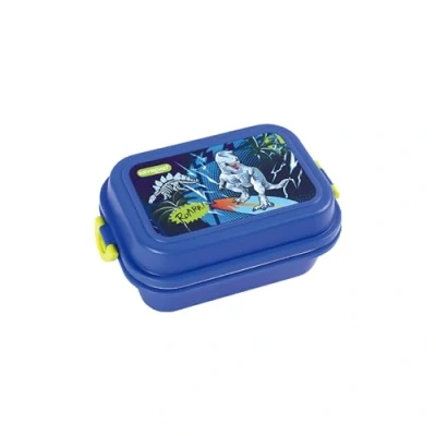 Abbildung von Keyroad Lunchbox Brotdose Kinder mit Fächer/für Kindergarten, Schule/Vesperdose Snackbox Brotbox leicht für Jungen &amp; Mädchen/Thema: DINO