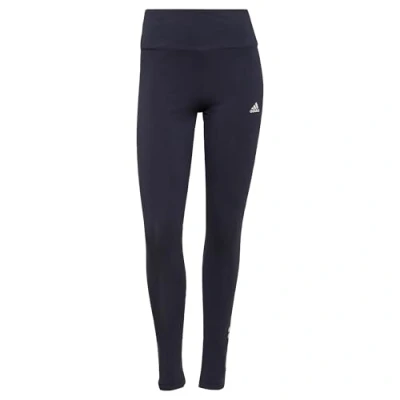 Abbildung von adidas Damen Essentials High Waisted Logo Leggings, Legend Ink / White, XS