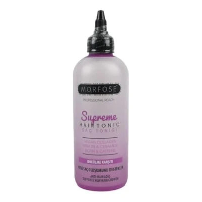 Abbildung von Morfose Supreme Hair Tonic 300ml Veganes Kollagen Keratin &amp; Ceramid Biotin Koffein Entspannend, Erfrischend, Anti Haarausfall, Haarwachstum Unisex Use