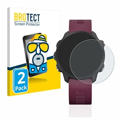 Abbildung von BROTECT Entspiegelungs Schutzfolie für Garmin Forerunner 245/245 Music / 45 (2 Stück) Matte Displayschutz Folie, Anti Reflex, Fingerprint