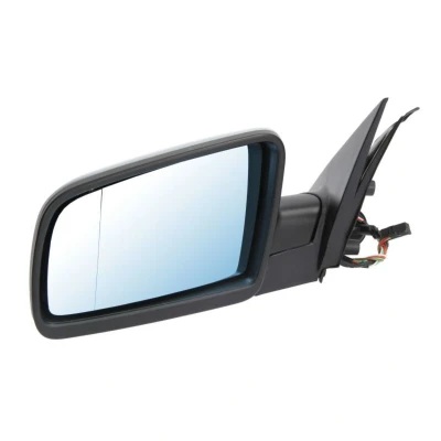 Abbildung von Außenspiegel Tyc 303 0090 links grundiert für elektr.Spiegelverstellung, asphärisch, beheizbar BMW: 5 Touring, Limousine