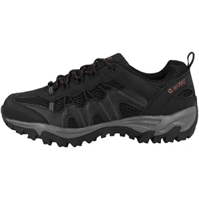 Abbildung von HI TEC Jaguar Hikingschuh, Herren, Größe: 41, Black/picante Schuhe