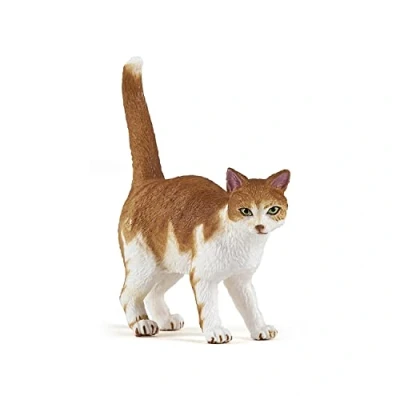 Abbildung von Papo 54031 Rothaarige Tiere Figur, rote Katze, Spielfigur, Mehrfarben