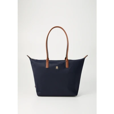 Abbildung von Tommy Hilfiger Popette TOTE Shopping Bag, Damen, Größe: One Size, Space blue
