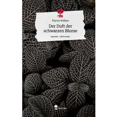 Abbildung von der Duft schwarzen Blume. Life is a Story story.one