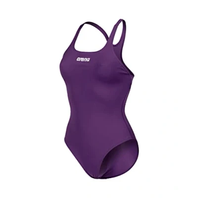 Abbildung von Arena TEAM SWIM PRO Solid Badeanzug, Damen, Größe: 34, Plum/white