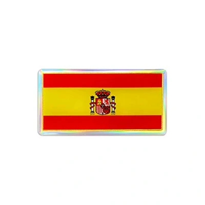 Abbildung von Quattroerre 14002 3D Aufkleber Flagge Spanien