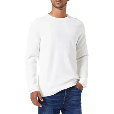 Abbildung von TOM TAILOR Denim Herren Basic Strickpullover 1034655, 10338 Soft Light Beige, XS