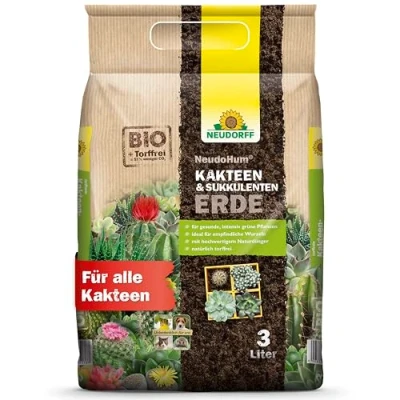 Abbildung von Neudorff Spezialerde NeudoHum Kakteen &amp; SukkulentenErde 3 Liter