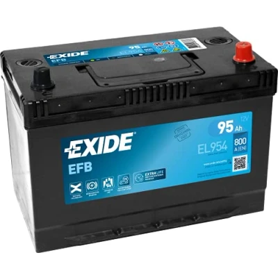 Abbildung von EXIDE Start Stop, EFB EL954 Batterie 12V 95Ah 800A Korean B1, B1 MAZDA: 3 Schrägheck, Limousine, 6 Kombi, HYUNDAI: SANTA FE 2, MITSUBISHI: ASX SUV