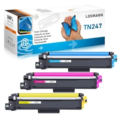 Abbildung von LOSMANN 3X Toner Kompatibel für Brother TN 247 243 MFC L3770CDW L3750CDW HL L3230CDW L3210CW L3710CW DCP L3550CDW L3730CDN L3510CDW L3270CDW L3517CDW