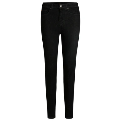 Abbildung von BOSS ORANGE Slim fit Jeans Maye High Rise Premium Damenmode mit Leder Badge
