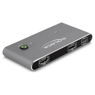 Abbildung von Delock USB C™ KVM Switch zu HDMI 8K 60 Hz mit 2.0