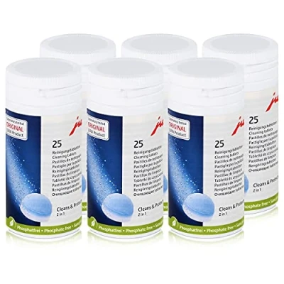 Abbildung von Jura Reinigungstabletten 62535 Phosphatfrei 25 Tabletten (6er Pack)
