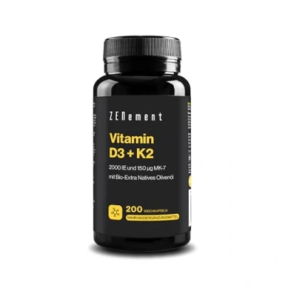 Abbildung von Zenement Vitamin D3 + K2 Kapseln