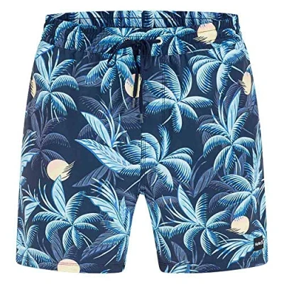 Abbildung von Hurley Herren Cannonball Volley 17&#039; Board Shorts, Obsidian, S