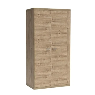 Abbildung von Lomadox Schlafzimmer Schrank Schlafzimmerschrank Kleiderschrank Drehtürenschrank, 2 türig in Eiche