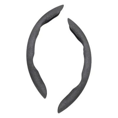 Abbildung von Lenkradbezug für Auto Toyota RAV4 XA50 2019 2020 2021 2022 2023, Segmentierter Lenkradabdeckunge rutschfest Lenkradhülle Wildleder Lenkrad Abdeckung,Grey