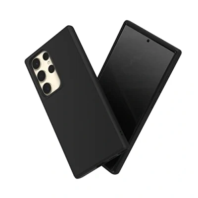 Abbildung von RhinoShield Case kompatibel mit [Galaxy S23 Ultra] SolidSuit Stoßdämpfende &amp; schlanke Schutzhülle Premium Finish 3.5 Meter Fallschutz Klassik Schwarz