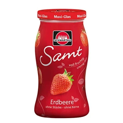 Abbildung von Schwartau Samt Erdbeere, Fruchtaufstrich ohne Stücke &amp; Kerne, 465g