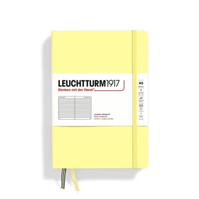 Abbildung von LEUCHTTURM1917 365486 Notizbuch Medium (A5), Hardcover, 251 nummerierte Seiten, Vanilla, liniert