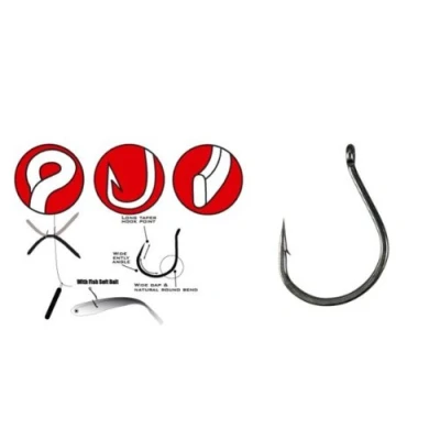 Abbildung von Gamakatsu Worm 318 Wacky #1 Dropshothaken