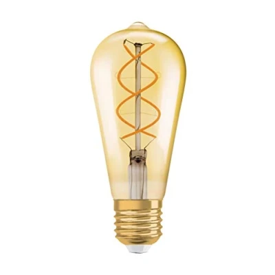 Abbildung von OSRAM LED Vintage Edition 1906, Sockel: E27, Dimmbar, Warmweiß, Filament Gold