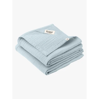 Abbildung von BIBS Musselintuch 2er Pack, Baby Blue