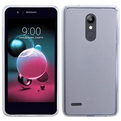 Abbildung von cofi1453 Silikon Hülle Tasche Case Zubehör kompatibel mit LG K9 Gummi Bumper Schale Schutzhülle Frosted