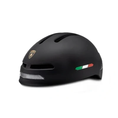 Abbildung von Automobili Lamborghini Unisex Erwachsene Helm, Schwarz, Einheitsgröße