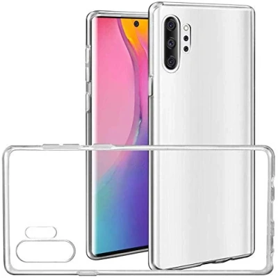 Abbildung von CoverKingz Handyhülle für Samsung Galaxy Note10+ [5G] Silikonhülle Soft Case Bumper Durchsichtig Handy Hülle Slim Cover Transparent