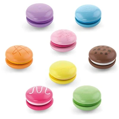 Abbildung von Viga 50807 Macarons aus Holz Set mit 8 Stück, Multicolor