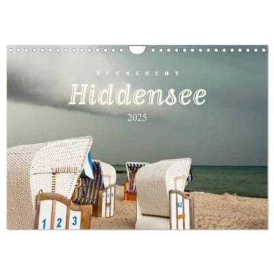 Abbildung von Sehnsucht Hiddensee 2025 (Wandkalender DIN A4 quer), CALVENDO Monatskalender