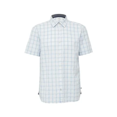 Abbildung von s.Oliver Checkered Shortsleeved Hemd, Herren, Größe: XXL, Weiß