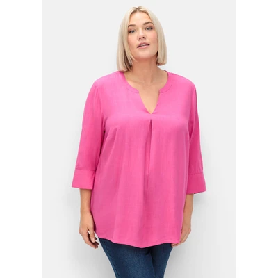 Abbildung von Sheego Bluse, Damen, Größe: 40, Fuchsia