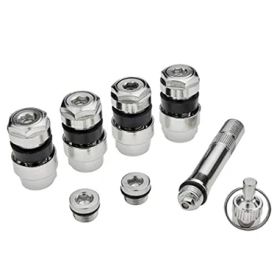 Abbildung von C CARBONADO Versteckte Unsichtbare Ventile ø8,3mm Silber Metallventil Tuning PKW Alufelgen