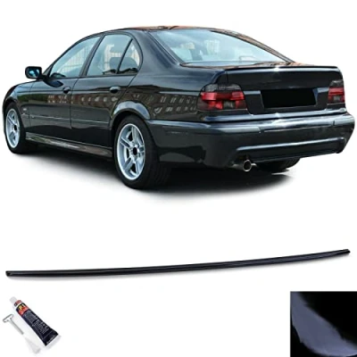 Abbildung von Sport Heckspoiler Schwarz Glanz passend für BMW 5er E39 Limousine 95 03