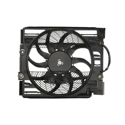 Abbildung von THERMOTEC D8B006TT Lüfter 400, 398 12 270 mit Kühlerlüfterrahmen (Zarge) BMW: 5 Touring, Limousine, 7