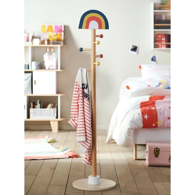 Abbildung von Vertbaudet Kinder Garderobenständer,Regenbogen gelb/Mehrfarbig ONE Size