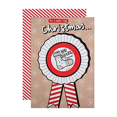 Abbildung von Hallmark Weihnachtskarte Crayola Colour Me In Rosettenaufsatz