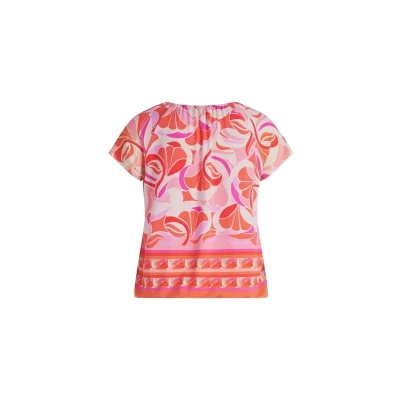 Abbildung von Betty Barclay MIT Gummizug Tshirt print, Damen, Größe: 38, Red rosè