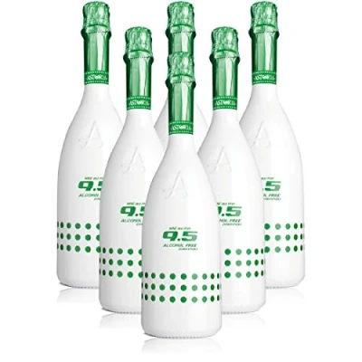 Abbildung von 9.5 Cold Wine Alcohol Free ZEROTONDO Sekt ASTORIA Italienischer alkoholfreier (6 flaschen 75 cl.)