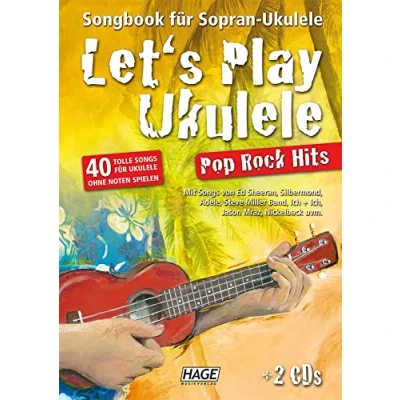 Abbildung von HAGE Musikverlag Let&#039;s Play Ukulele Pop Rock Hits (2 CDs)