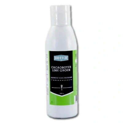 Abbildung von BrandNewCake® Lebensmittelfarbe Kakaobutter Limettengrün 100ml Essbare Schokoladenfarbe für Backen und Dekorieren