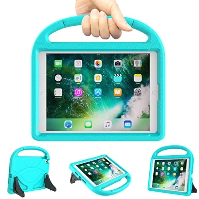 Abbildung von iPad 9,7 Hülle für Kinder 2018/2017 6./5. Generation TrendGate Leichte stoßfeste mit Griff und Ständer Air/iPad Air 2/iPad Pro Zoll Tablet Türkis