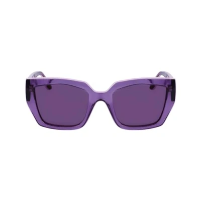 Abbildung von KARL Lagerfeld Sonnenbrille, Damen, Größe: One Size, Lavender