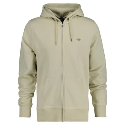 Abbildung von GANT Shield Sweatjacke, Herren, Größe: Large, Silky beige